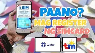 How To Register Your Sim Card | Paano Mag Register Ng Sim Card | Sim Card Registration Act
