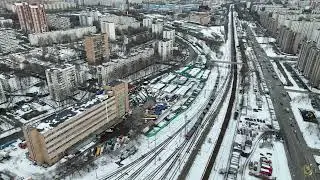 Соединение ул. 800-летия Москвы и Инженерной. Путепровод через Савёловское направление МЖД