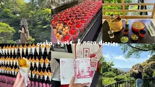 second week in japan! trying matcha in uji, feeding deer in nara, & being touristy in kyoto/osaka