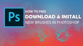Photoshop Tutorial:  How to Free Download & Install New Brushes cs6/cc and all version