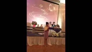Speech from the Best man and Maid of Honor