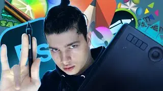 Как рисовать на графическом планшете