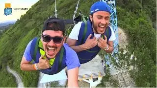 Deportes extremos - Salto en péndulo en Tobia