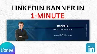 How to make Linkedin Banner in Canva for Digital Marketing