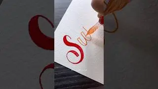 Surprise calligraphy! #shorts #lettering #calligraphy #handlettering #art
