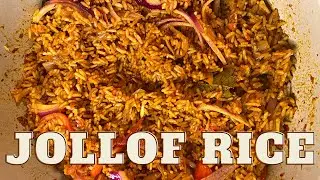 Jollof Rice with Chicken Legs