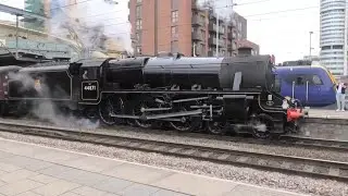 Black 5 Leaving Leeds 04 08 2024