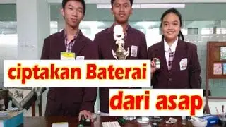 Siswa SMA Asal Semarang Ciptakan Baterai Berbahan Baku Asap