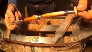 pen turning in cherry wood - pen made of cherry wood - woodturning pen #G_2_S