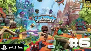Sackboy A Big Adventure/Сэкбой: Большое приключение [4k 60fps HDR](PS5) #6 - Дедушка Сакбой)))