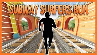 SUBWAY SURFERS RUN 🛹 INTERACTIVE IMMERSIVE Warm-Up #6 | Tunnel, Rails, Bridge Cardio Workout Full HD