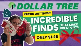 🎄🎁DOLLAR TREE  GIFT FINDS All For $1.25 -Gift Ideas For AllI The Special People In Your Life!🎁🎄