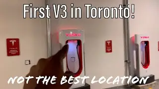 New V3 supercharger in downtown Toronto!
