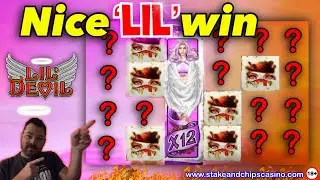 Lil Devil Slot Win - Angel out !!