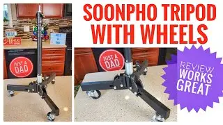 Soonpho Tripod Light Stand with Wheels Review