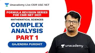 Formula Revision Series  For CSIR NET 2021| Complex Analysis -Part 1| Mathematics| Gajendra Purohit