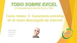 Casos reales: 3- Caracteres extraños en el texto descargado de internet