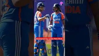 Harmanpreet Kaur lauds Richa Ghosh 🤝 #ytshorts