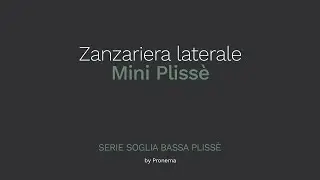 Come si installa una zanzariera Mini Plissè laterale