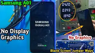 Samsung Galaxy A01 Display Graphics Problem | Samsung A01 Blank Screen Solution