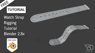 Easy Watch Strap Rigging tutorial for beginners | Blender 2.8
