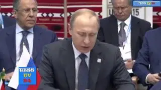 Путин с лидерами стран членов БРИКС в узком составе в рамках саммита организации в Уфе!