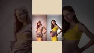 Baby Mama Dance Living Statue | Before and After Pregnancy TikTok 