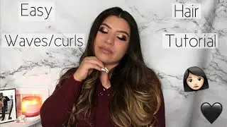 Low bouncy curls w/ a straightener♥ | Alexxislexus