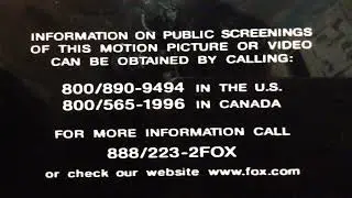 Closing To Ice Age 2002 VHS
