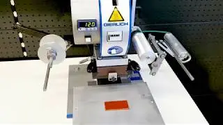 Gierlich P 800 Embossing Machine Hot Stamping Machine Press