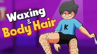 Waxing my thighs for VIEWS!