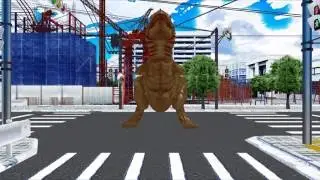 mmd shin godzilla (first form) animation test 1