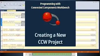 Create a new project in Allen Bradley Connected Components Workbench (CCW)