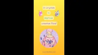 CRYSTALS for CREATIVE FLOW ( #shorts )