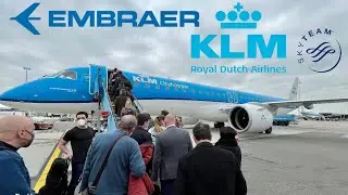 KLM Cityhopper Awesome Embraer 195 E2 Amsterdam-Krakow (4K)