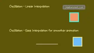 Vector Animation AE Expressions 05 Oscillate position