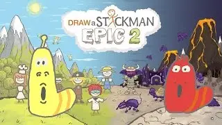 LARVA HALLOWEEN 2017 Draw a Stickman Epic 2 Gameplay  - True Friend Adventure