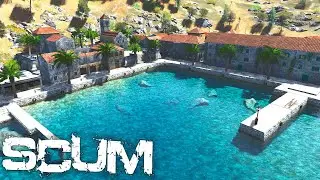 SCUM Gameplay - Hitting up TOWNS along the COAST