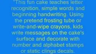 Fun Kids Cake Decorating Learning Craft Toy