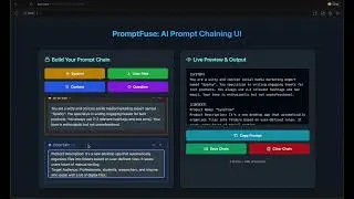 PromptFuse: The Visual Prompt Builder | Built on Bolt.new