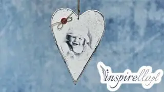 Decoupage step by step - heart with photo - photo transfer
