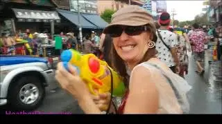 Heather Deep and Donny Long water festival songkran thailand 2015