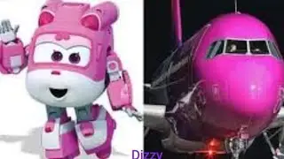 Super Wings cartoon character in real life | 2020
