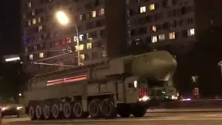 Военная техника в Москве | Ночная репетиция Парада Победы 17.06.2020г.