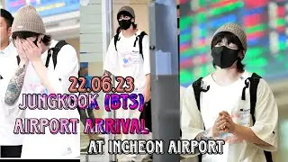 Jungkook Airport Arrival At Incheon Airport✈️... || #jungkook #bts