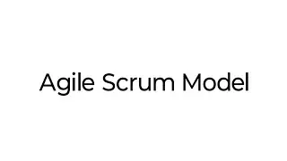 Agile Scrum Model