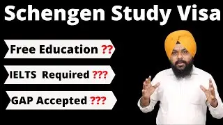 Schengen Study Visa 2021! Schengen Study Visa Without IELTS Schengen Student Visa!