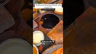 lucknow traditional sheermal roll #viral #trading #shorts #youtubeshorts #tasty #lucknow #streetfood
