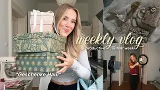 productive week in my life * Geschenke HAUL* //Hannah