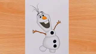 Frozen - OLAF | Easy Step by Step | How to Draw Olaf from Frozen